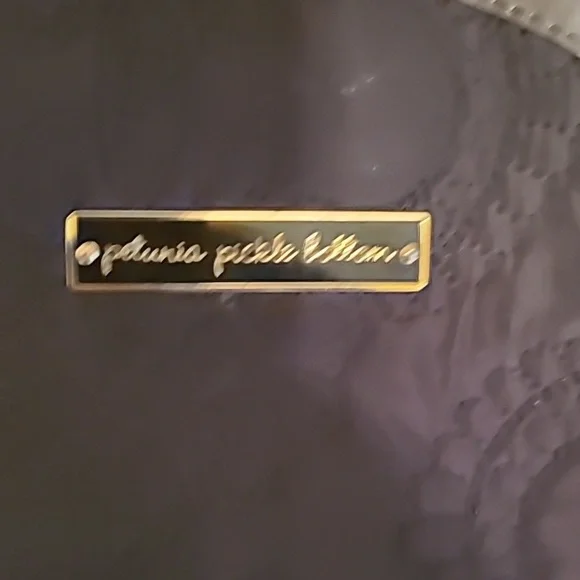 PETUNIA PICKLE BOTTOM 'Sashay Satchel' Black Embossed Backpack Diaper Bag - Picture 2 of 8